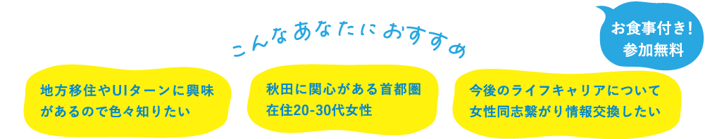こんなあなたにおすすめ